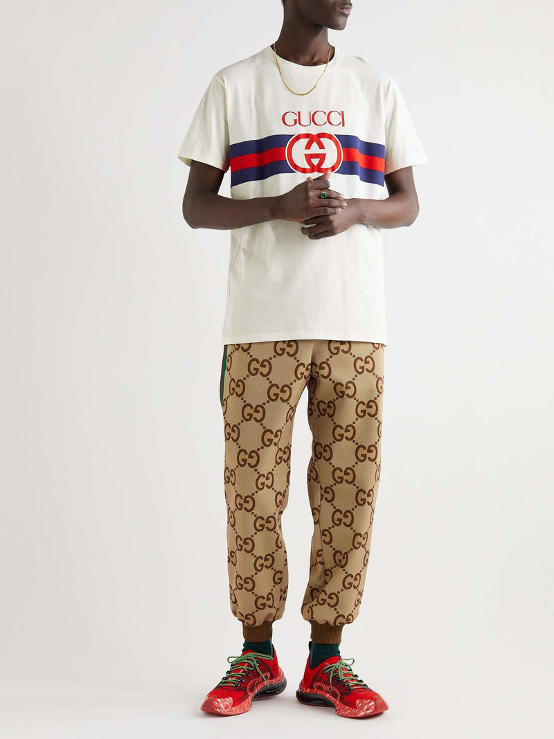 GUCCI Logo-Print Cotton-Jersey T-Shirt outlook