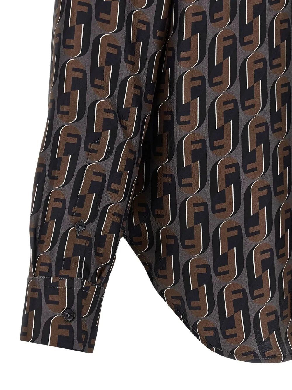 Fendi Men Shirt Silk `Fendinity` - 5