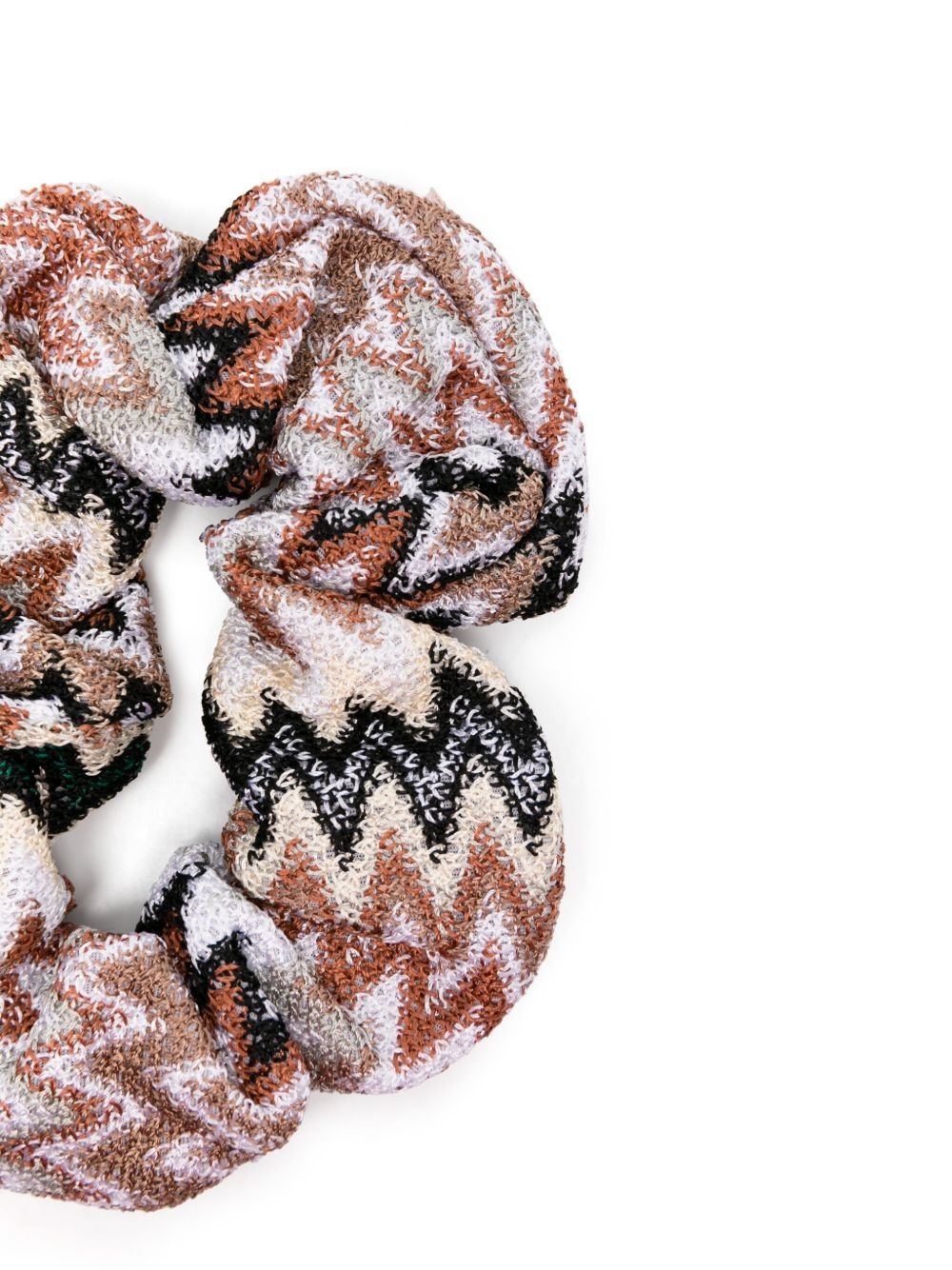 zigzag-woven scrunchie - 2