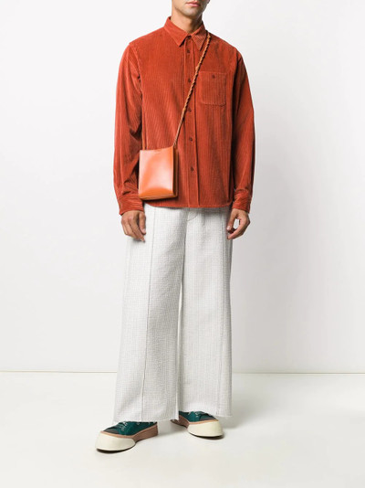 Jil Sander braided strap crossbody bag outlook