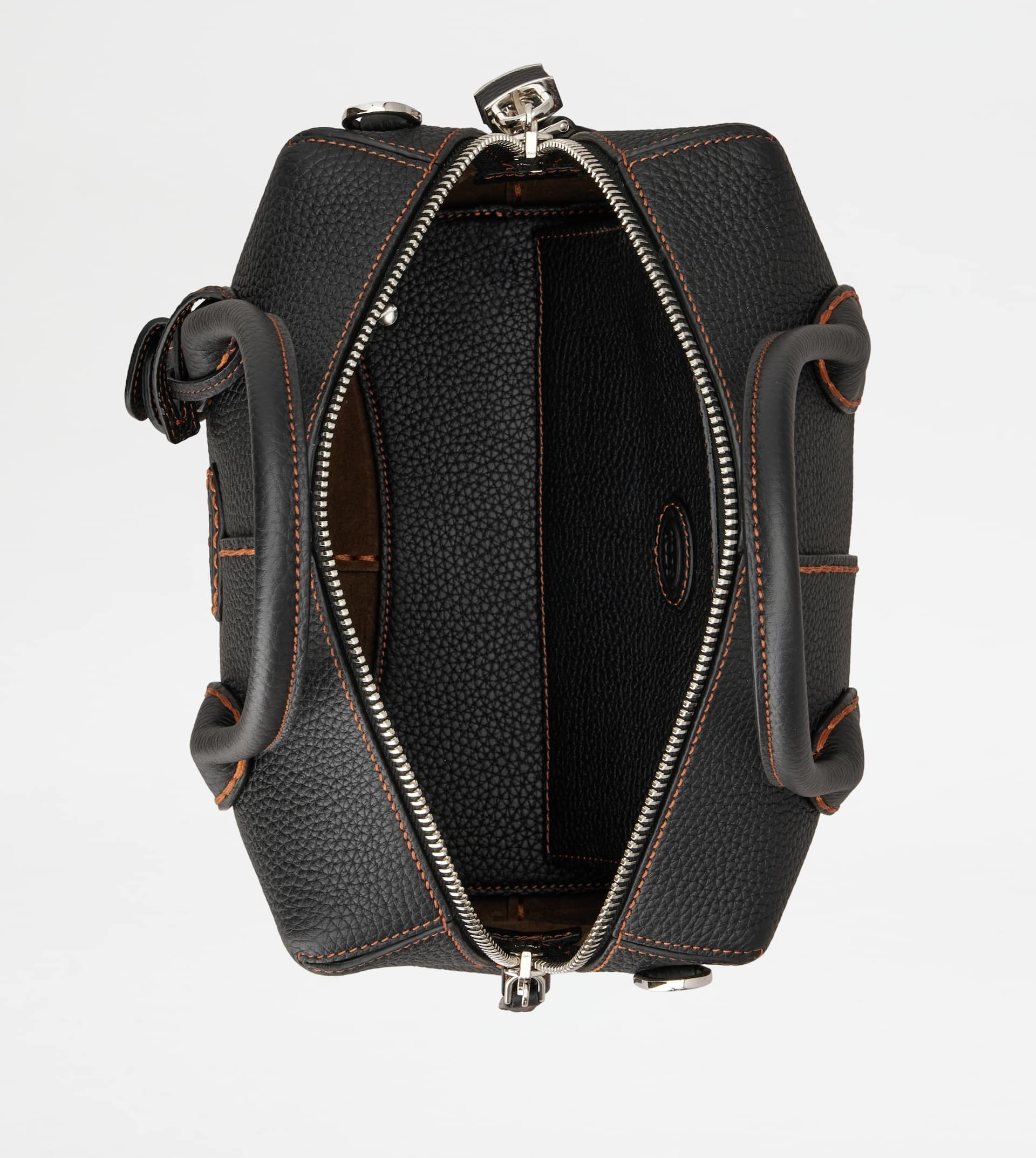 TOD'S DI BAG BAULETTO IN LEATHER MINI - BLACK - 5