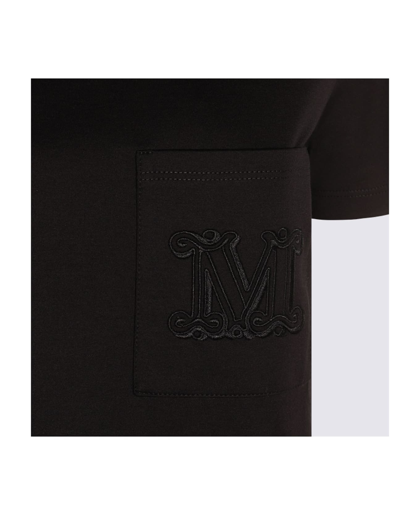 Black Cotton T-shirt - 3