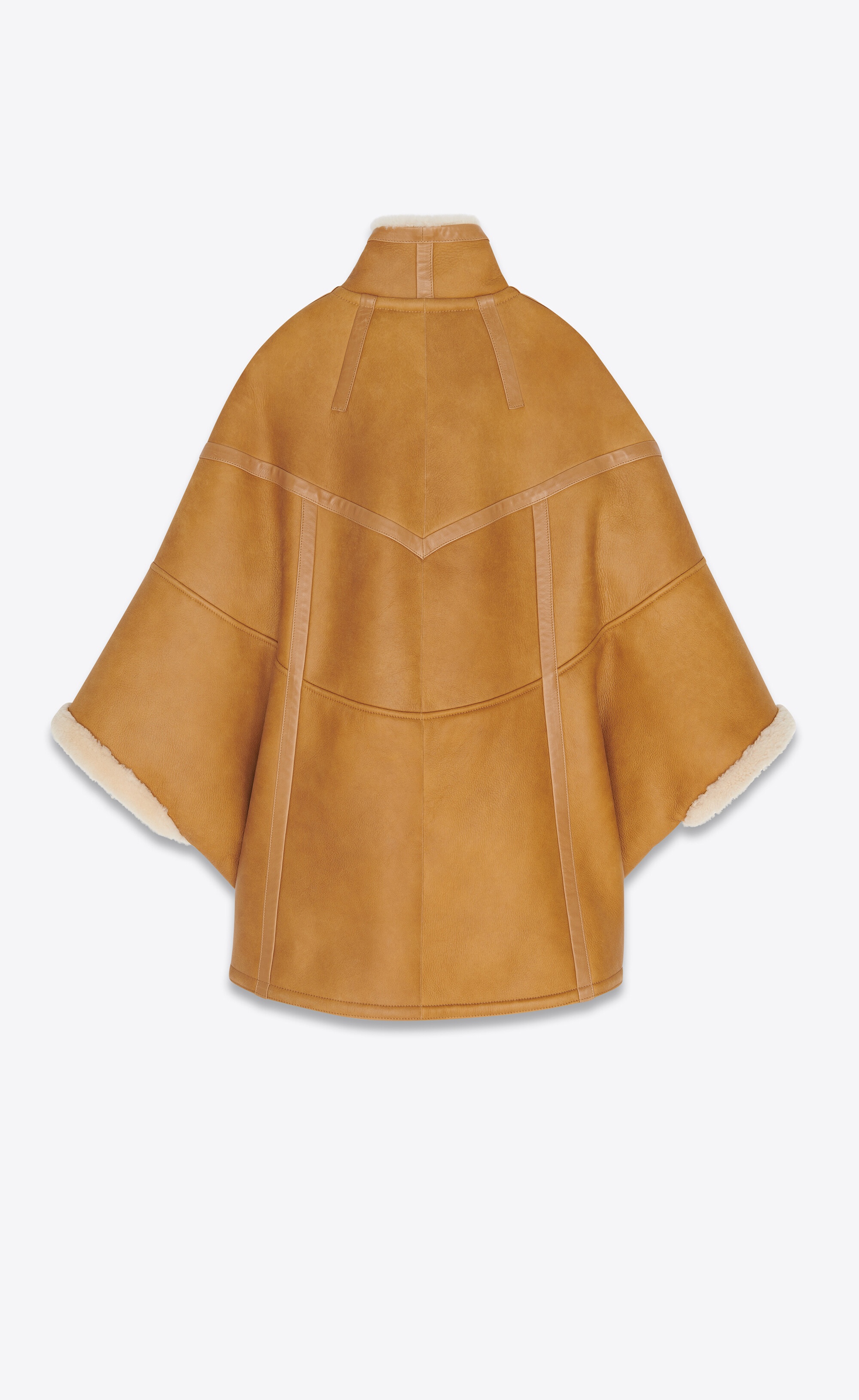 cape in shearling - 5