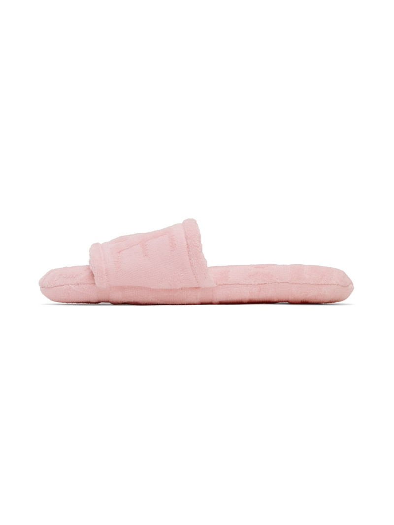 Pink Jacquard Slippers 3