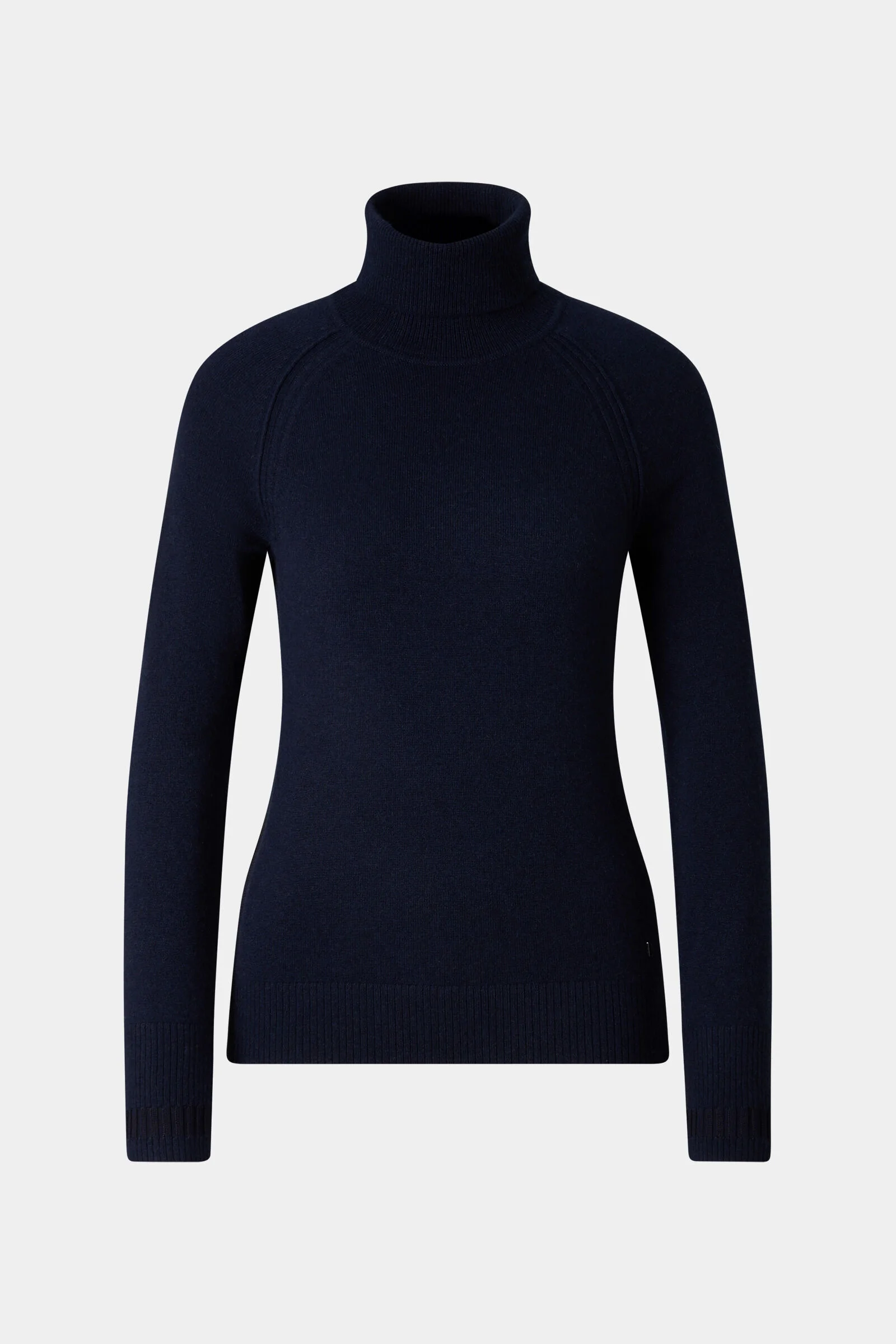 Vaiana pure new wool cashmere sweater in Navy Blue - 1