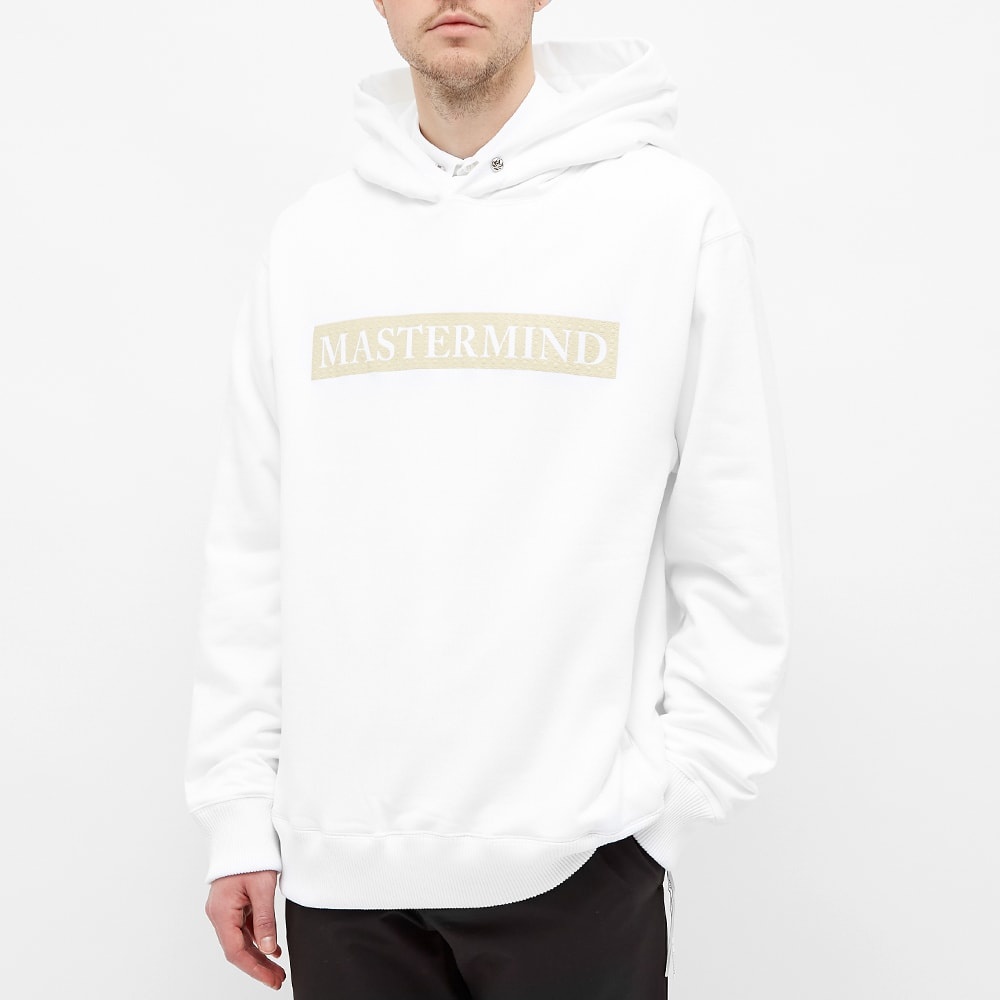 MASTERMIND WORLD Monogram Foam Print Popover Hoody - 4