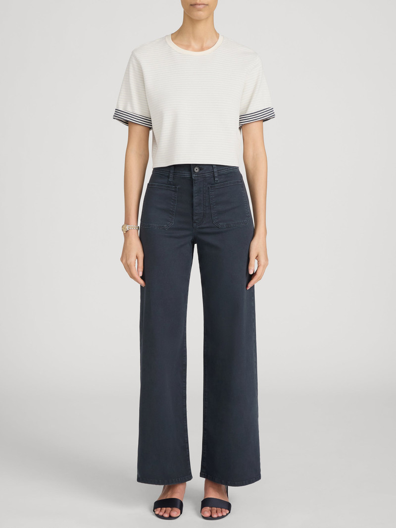 FRAME Le Slim Palazzo Harbor Pocket outlook