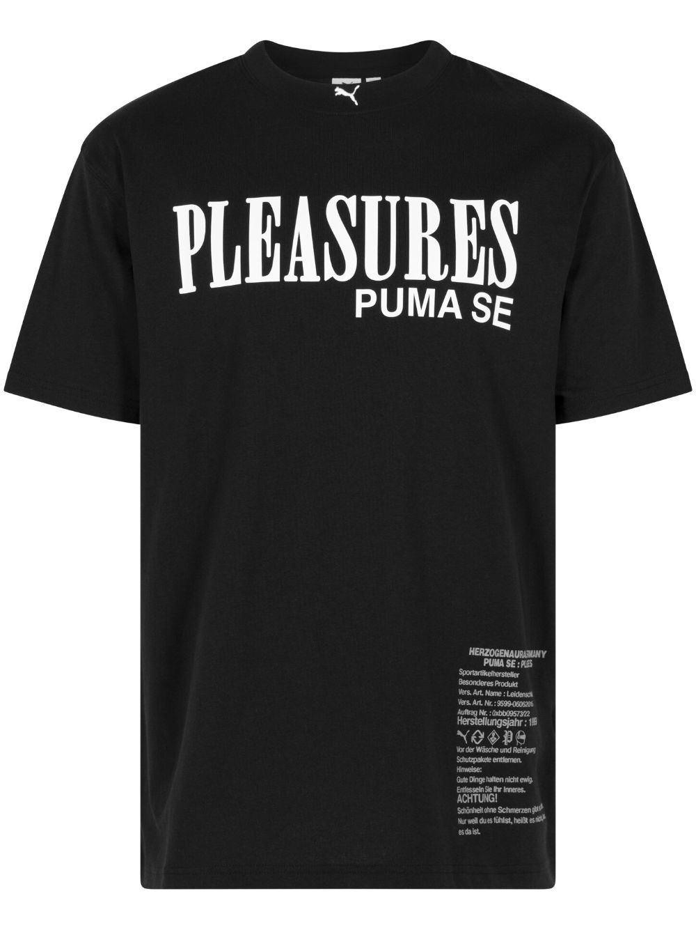 x Pleasures Typo cotton T-shirt - 1