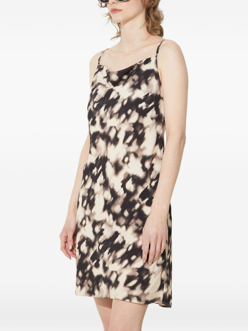 cowl-neck mini dress 3
