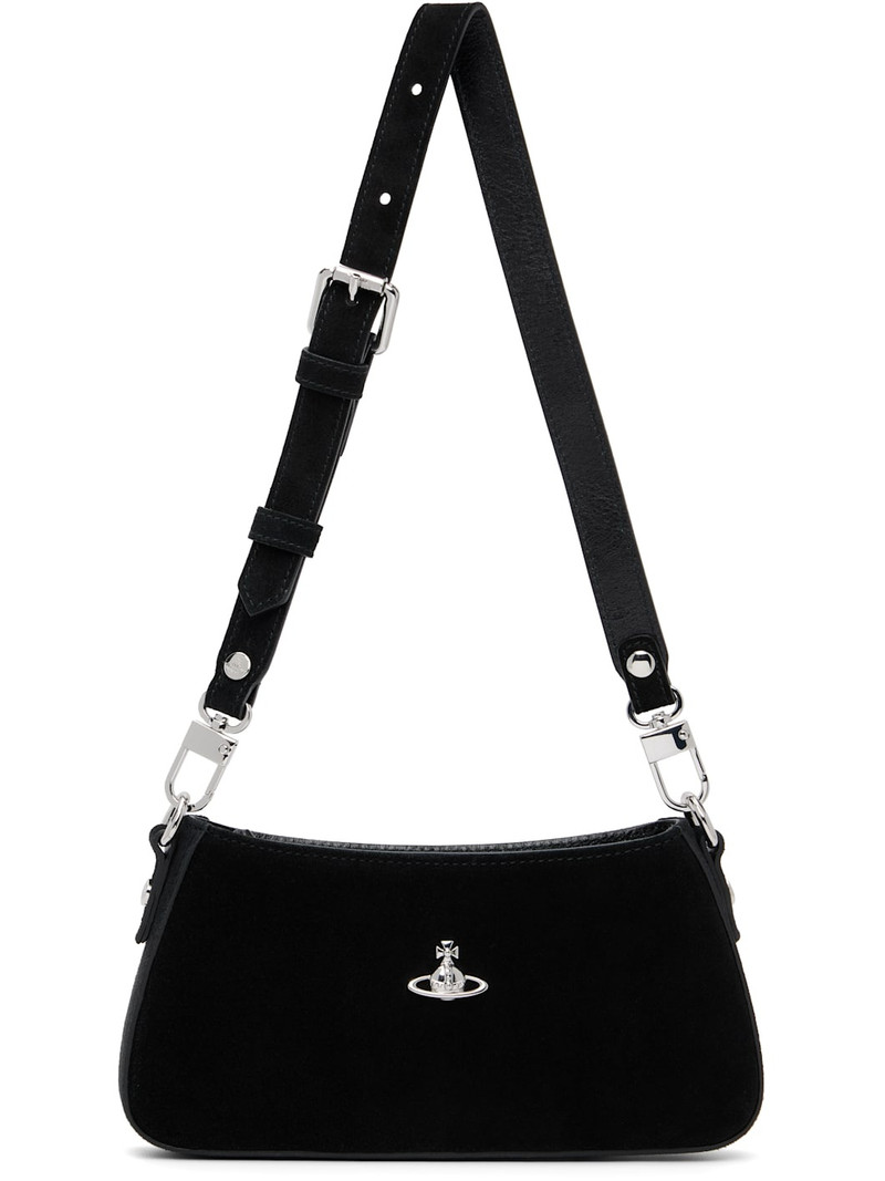 Black Tasha Shoulder Phone Bag 1