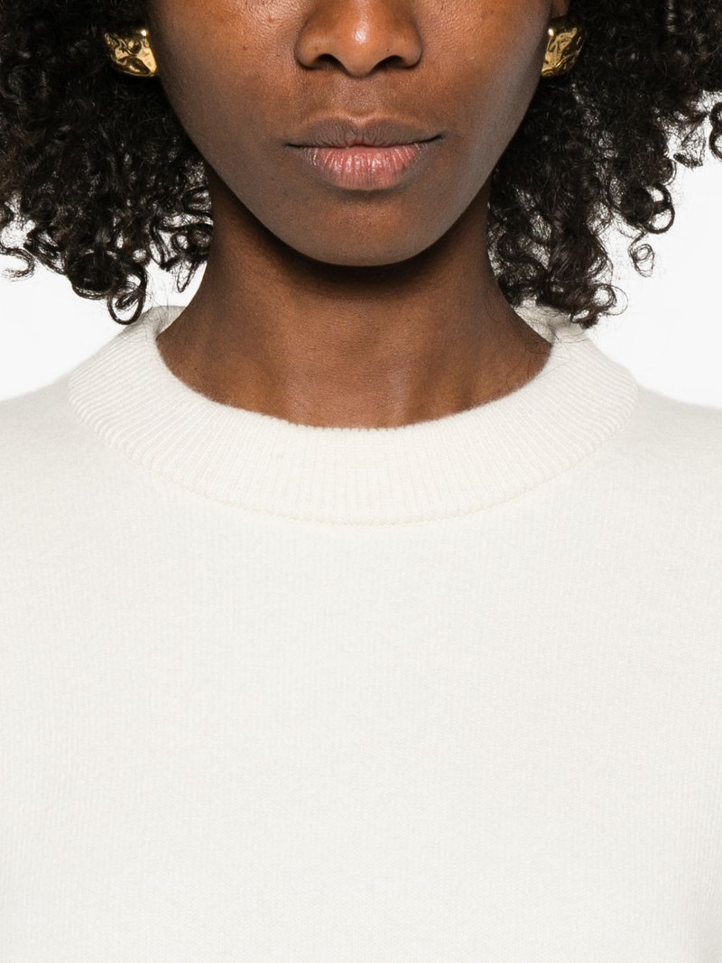 ribbed-trim sweater 5