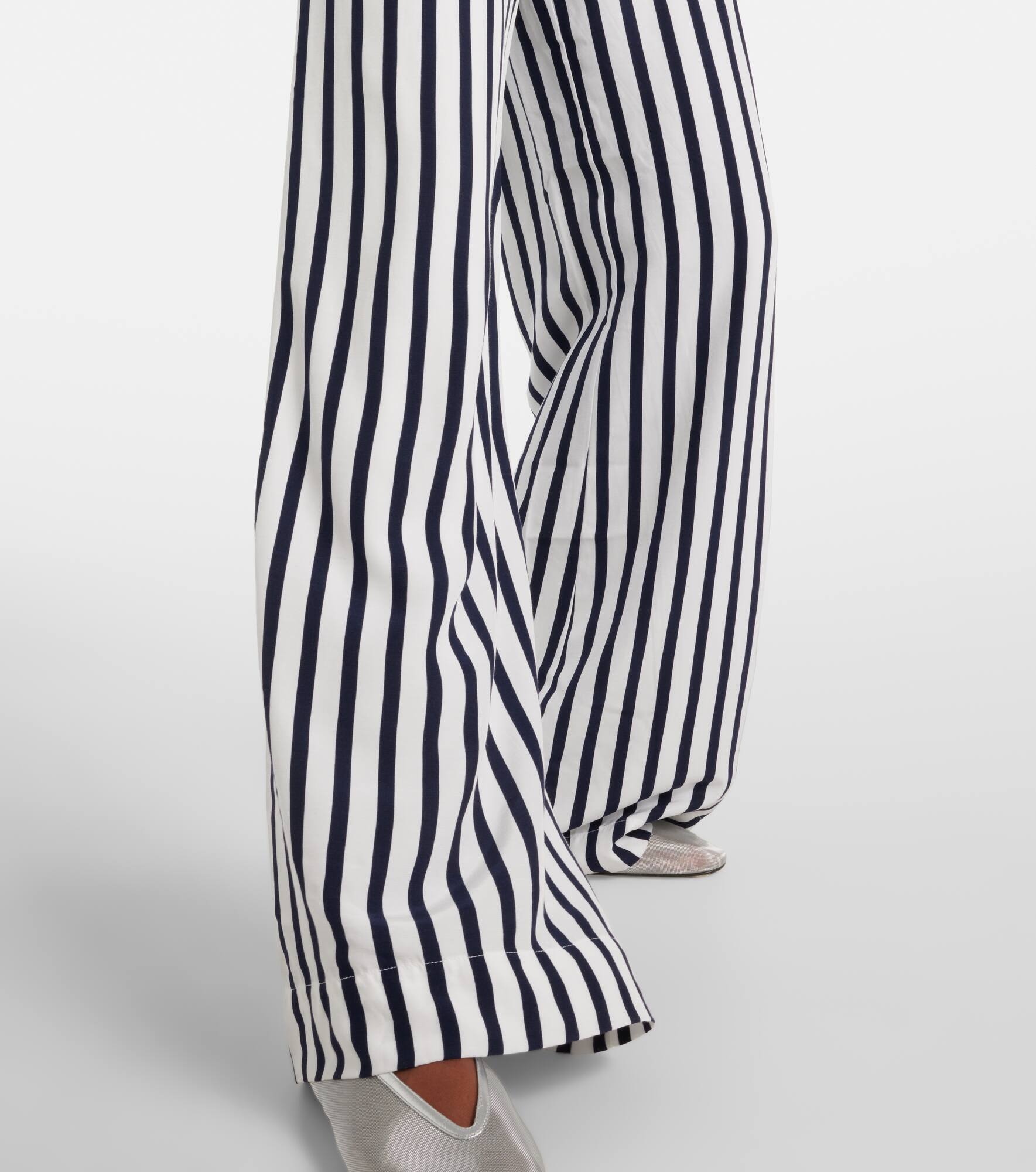 Luke striped wide-leg pants - 5