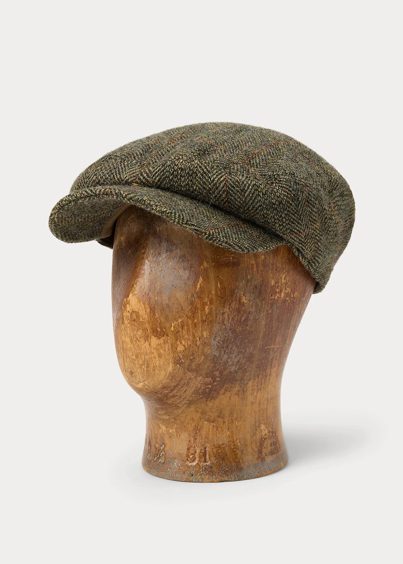 Glen Plaid Wool Driver’s Cap 1