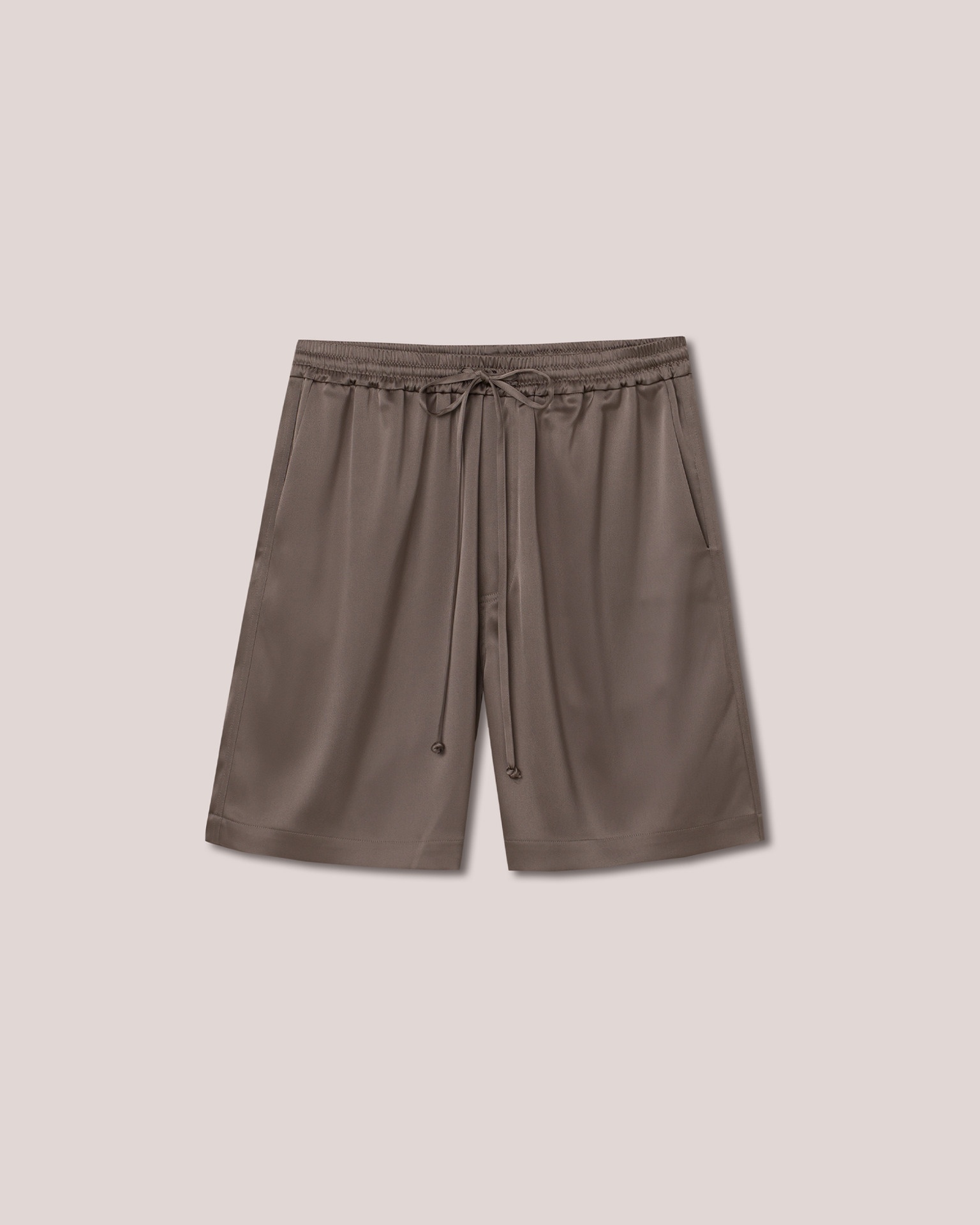 DOXXI - Slip-satin shorts - Clay - 1