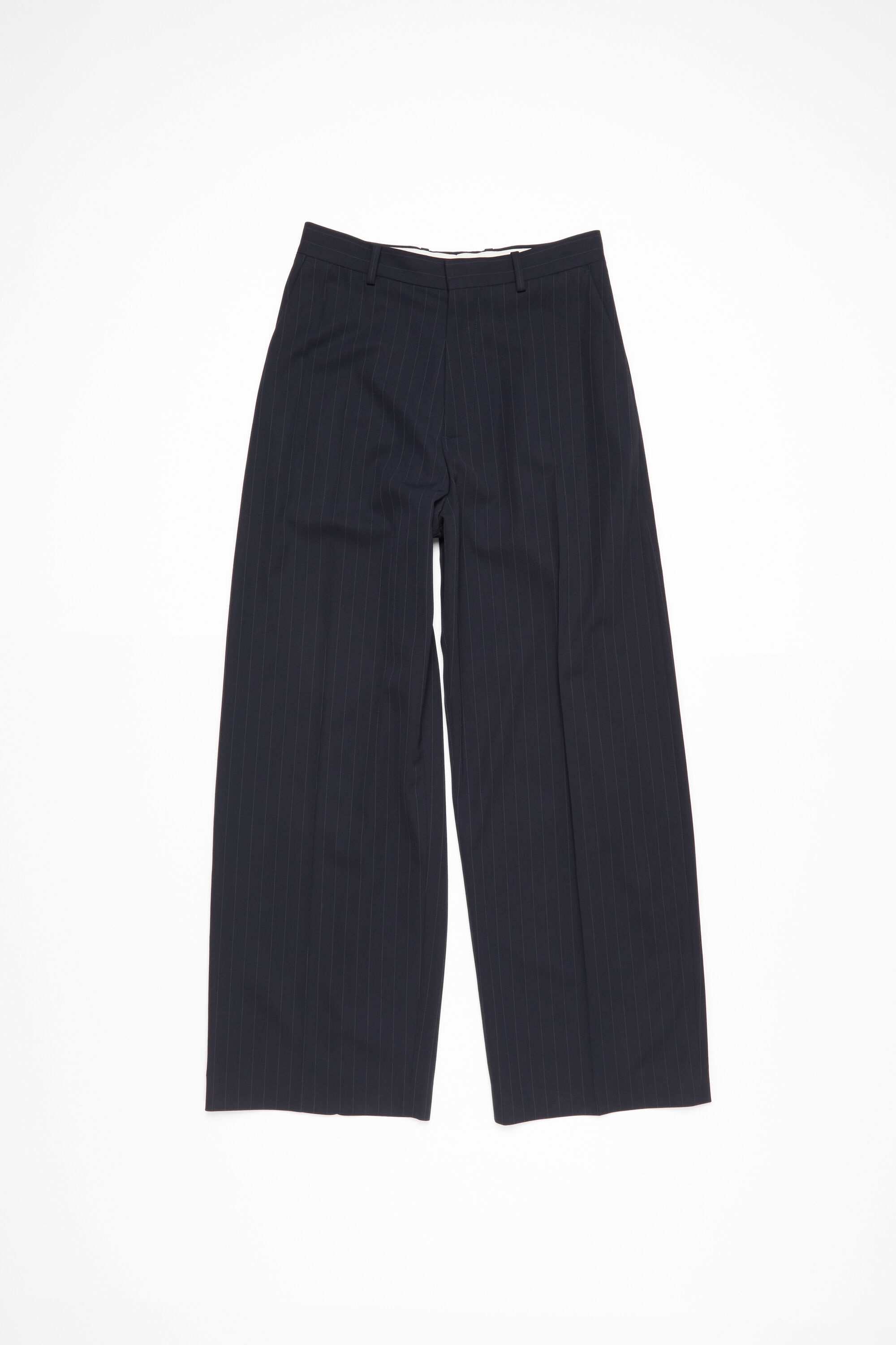 Pinstripe trousers - Navy - 7