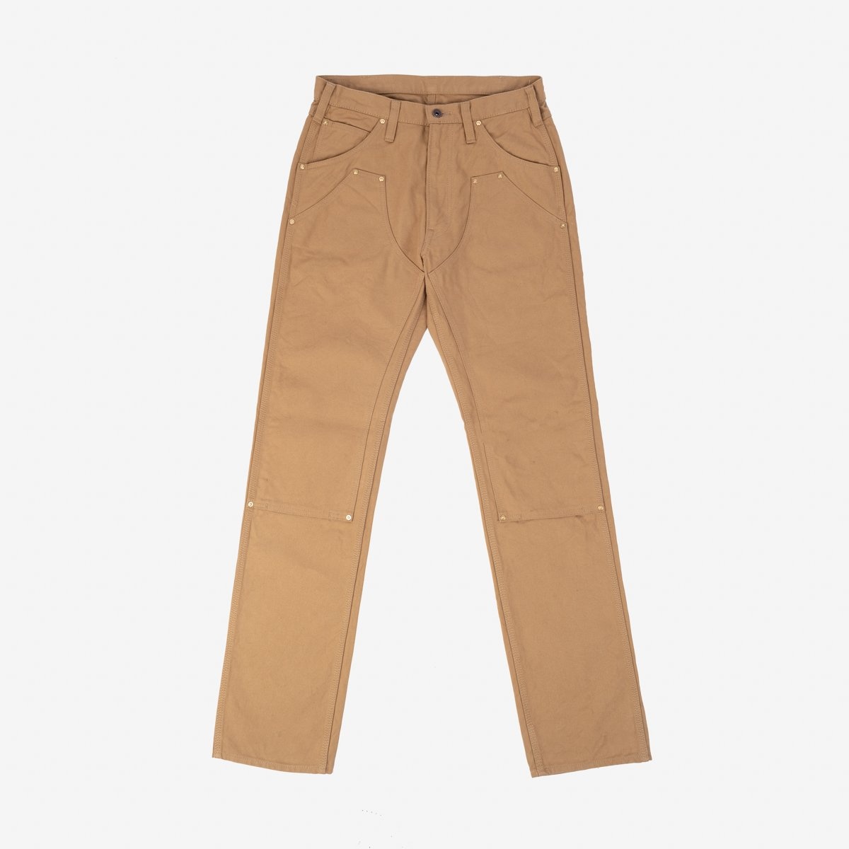 12oz Swedish Serge Double Fronted Work Pants - Mocha - 1