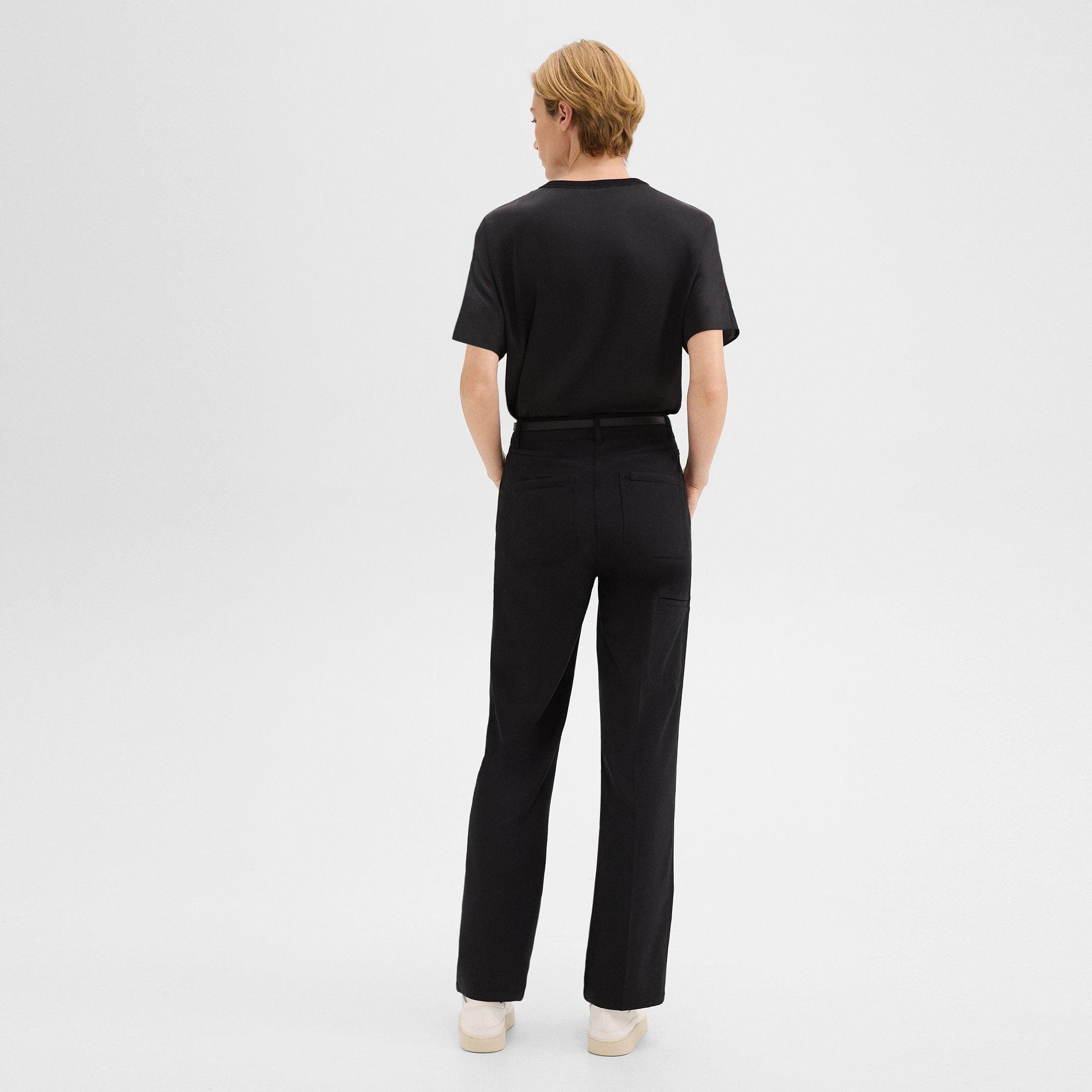 Straight Pant in Gabardine - 4