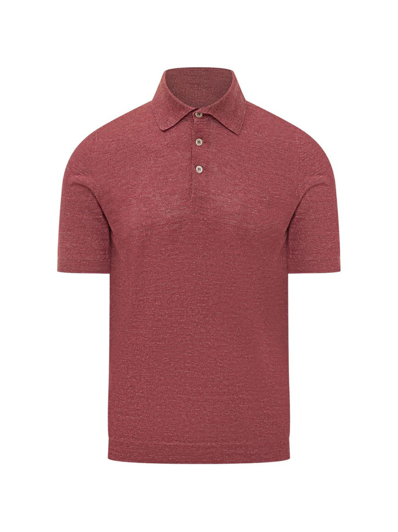 buttoned polo shirt 1