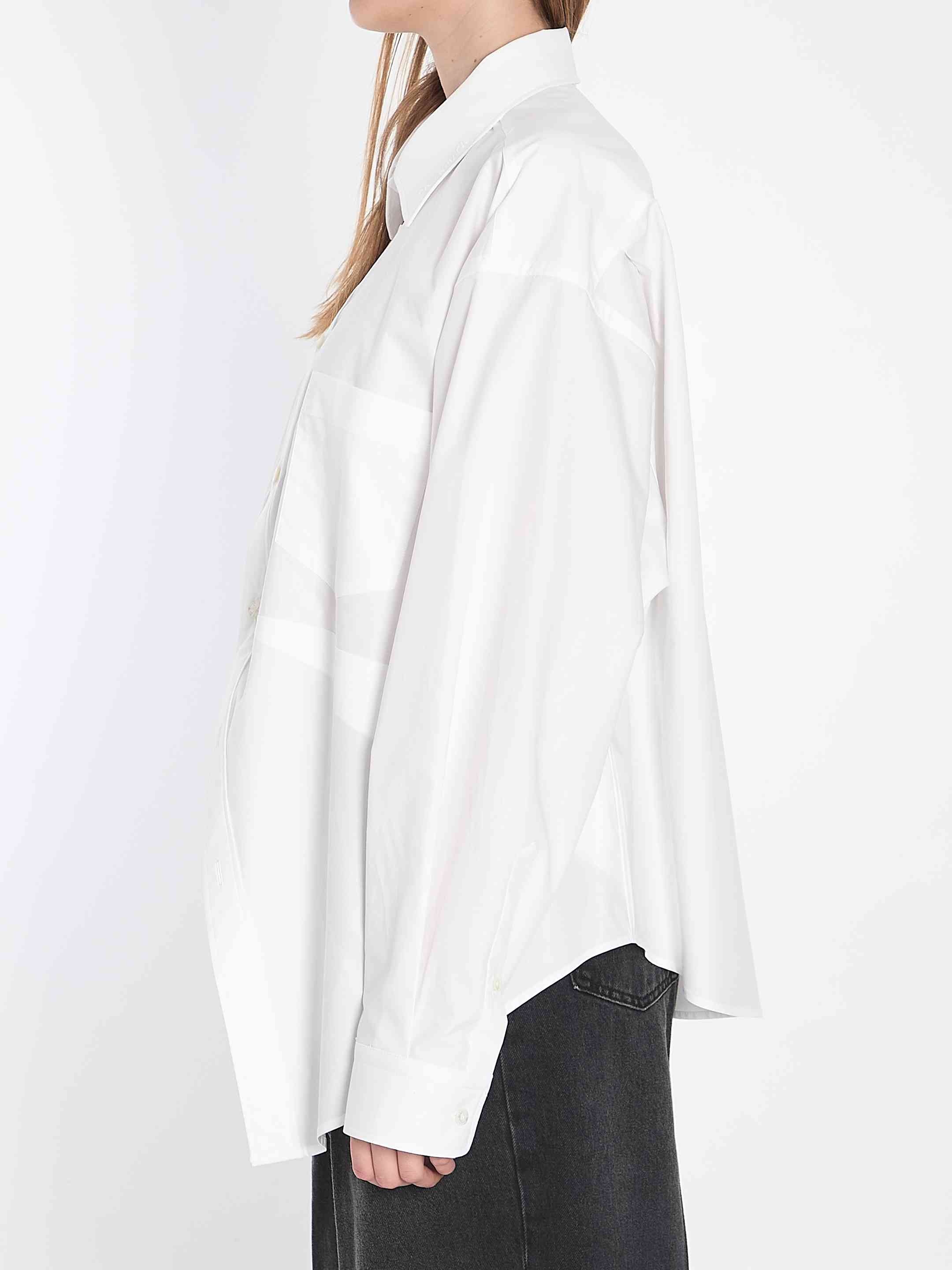 Balenciaga Women Poplin Shirt - 3