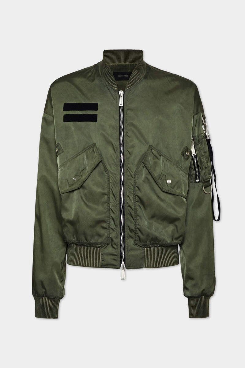 80S MILITARY GARMENT DYED BOMBER 1