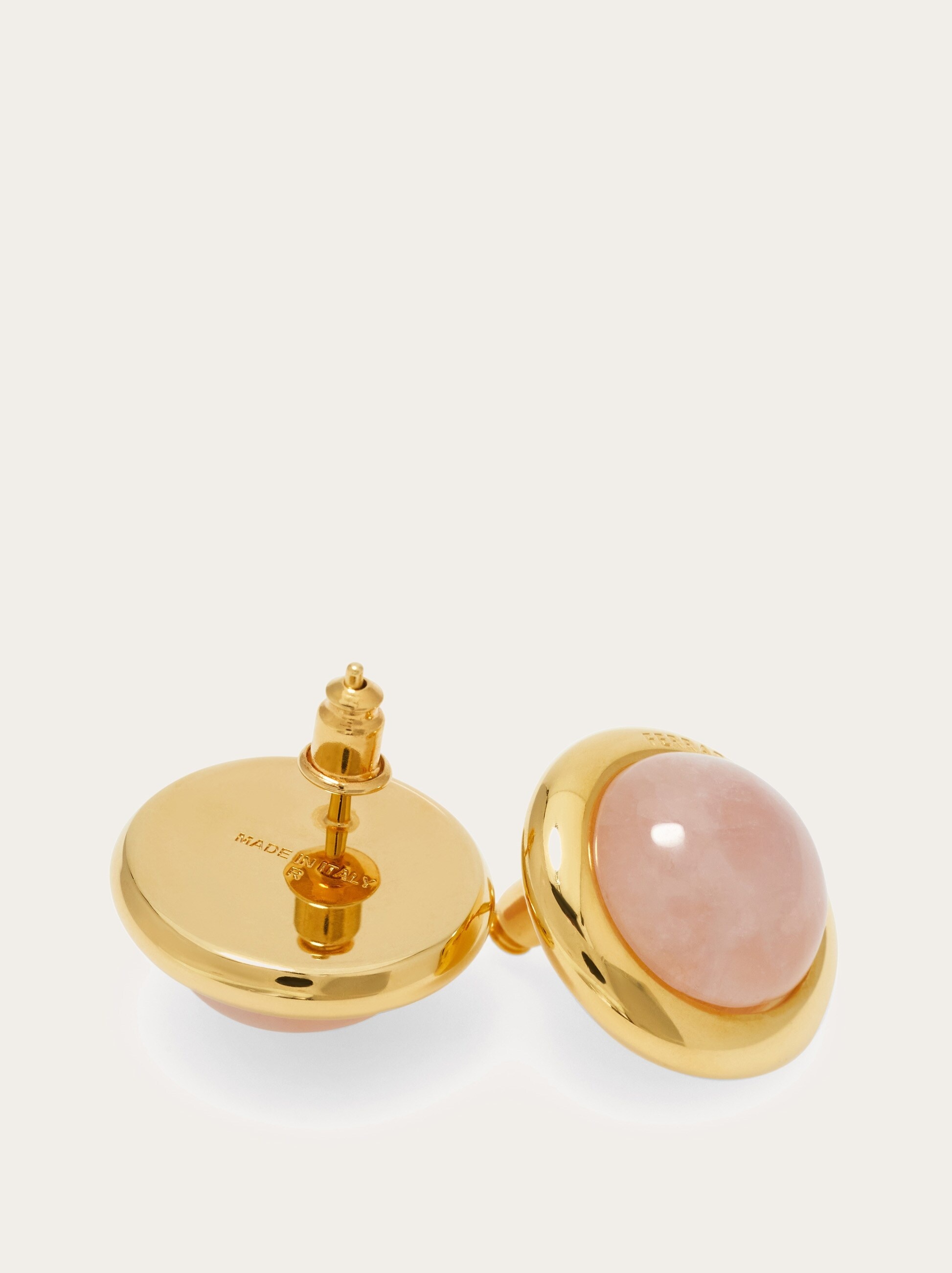 Earrings with semi-precious stone - 5