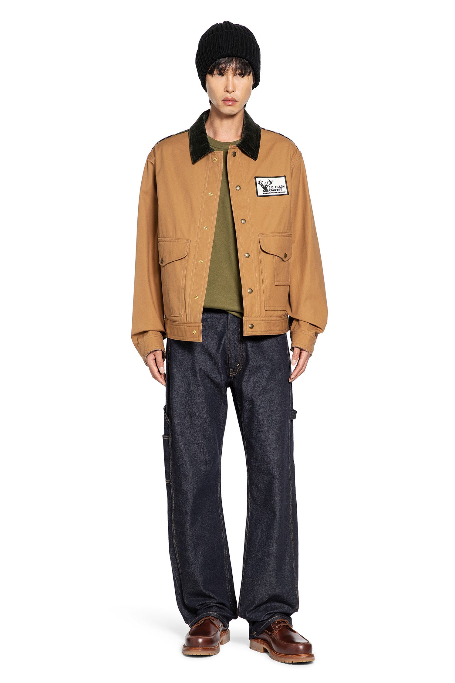 Paneled Straight Jeans - 5