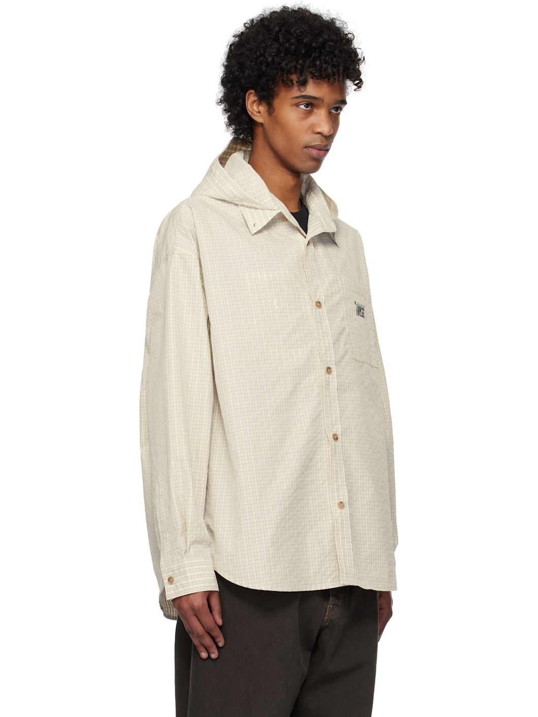 Off-White Check Hoodie Shirt - 2