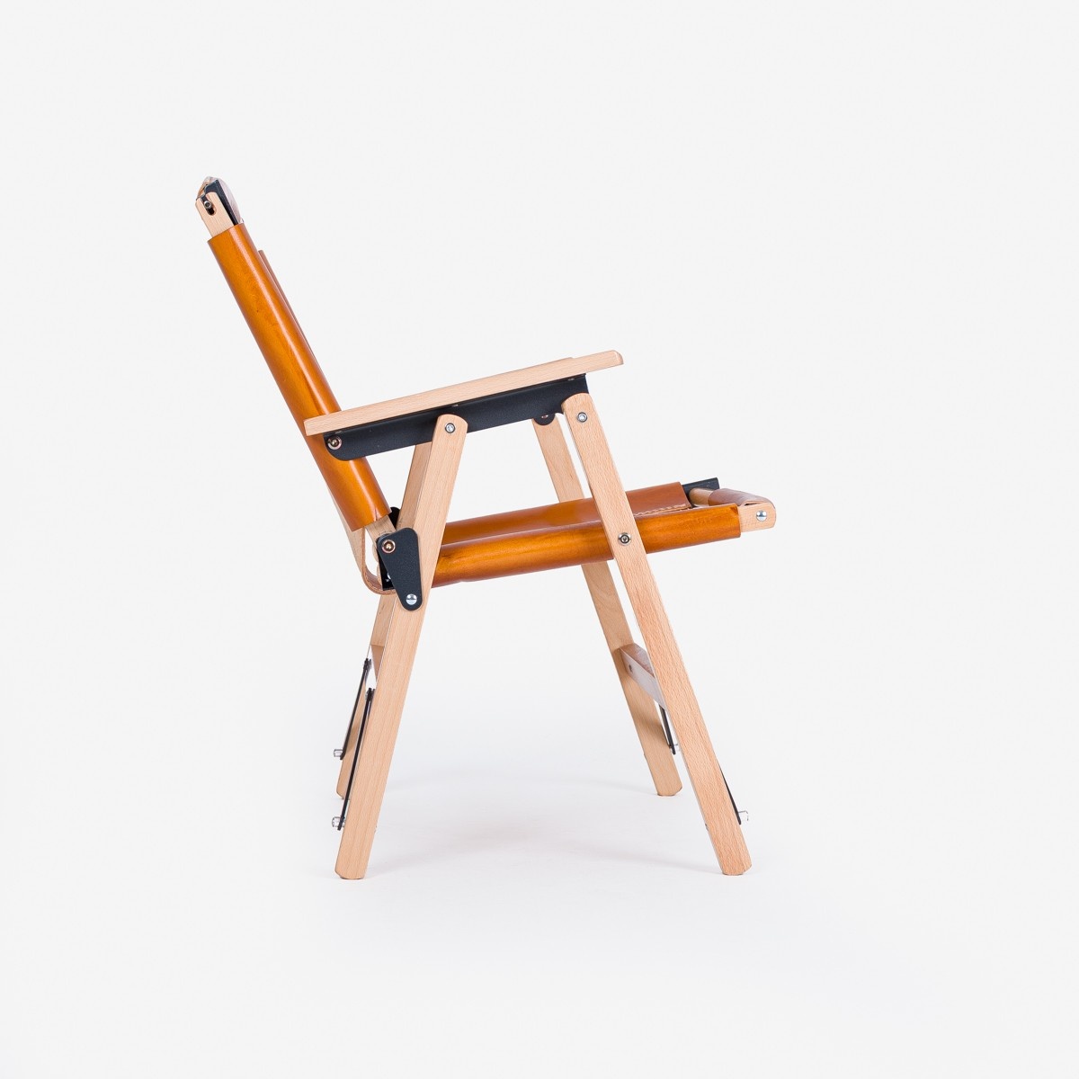 OGL-OD-WD-CHAIR-TAN Obbi Good Label 'Only Good Life' Outdoor Folding Camp Chair - Tan - 4