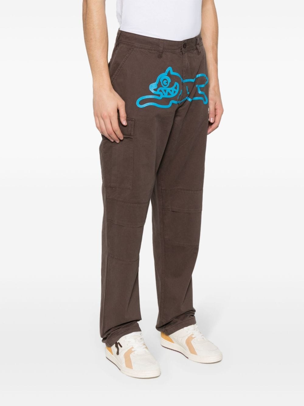 Running Dog tapered-leg trousers - 3