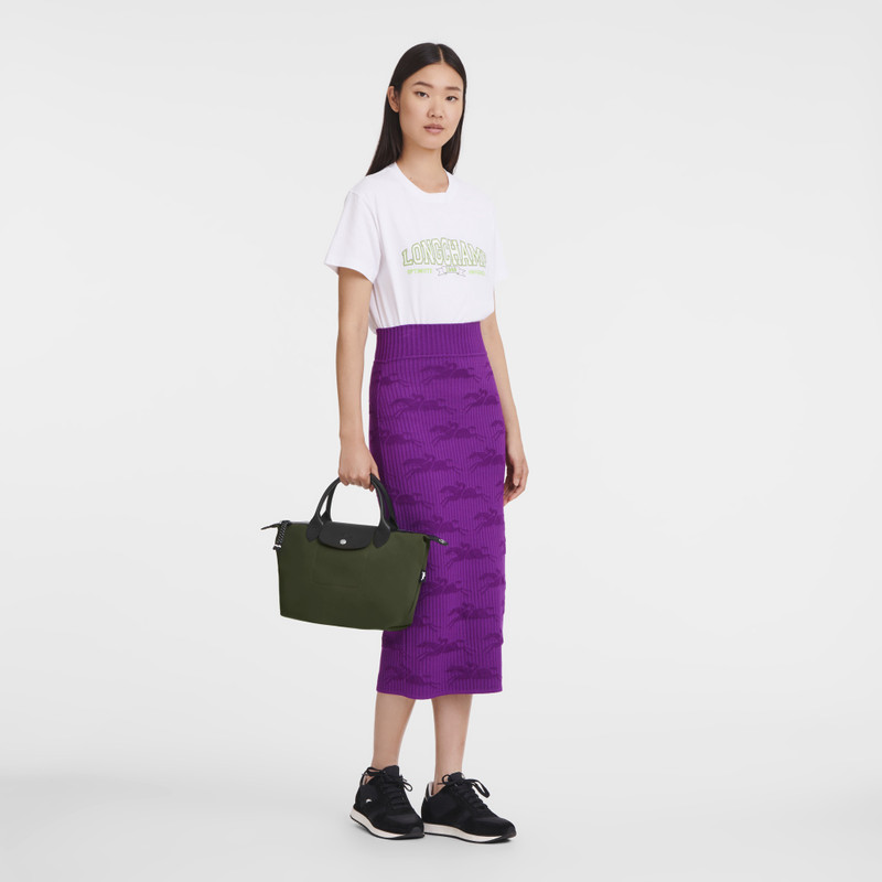 Longchamp Le Pliage Energy S Handbag Khaki - Recycled canvas outlook