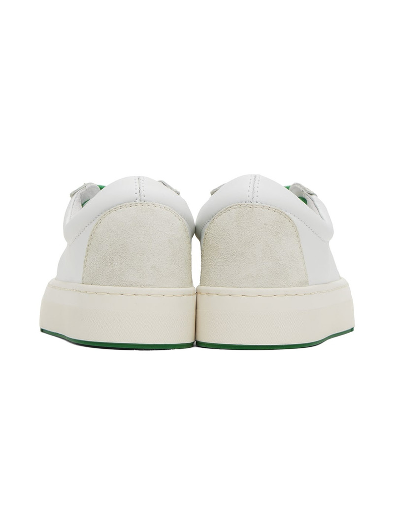 The Row White & Taupe Marley Sneakers outlook