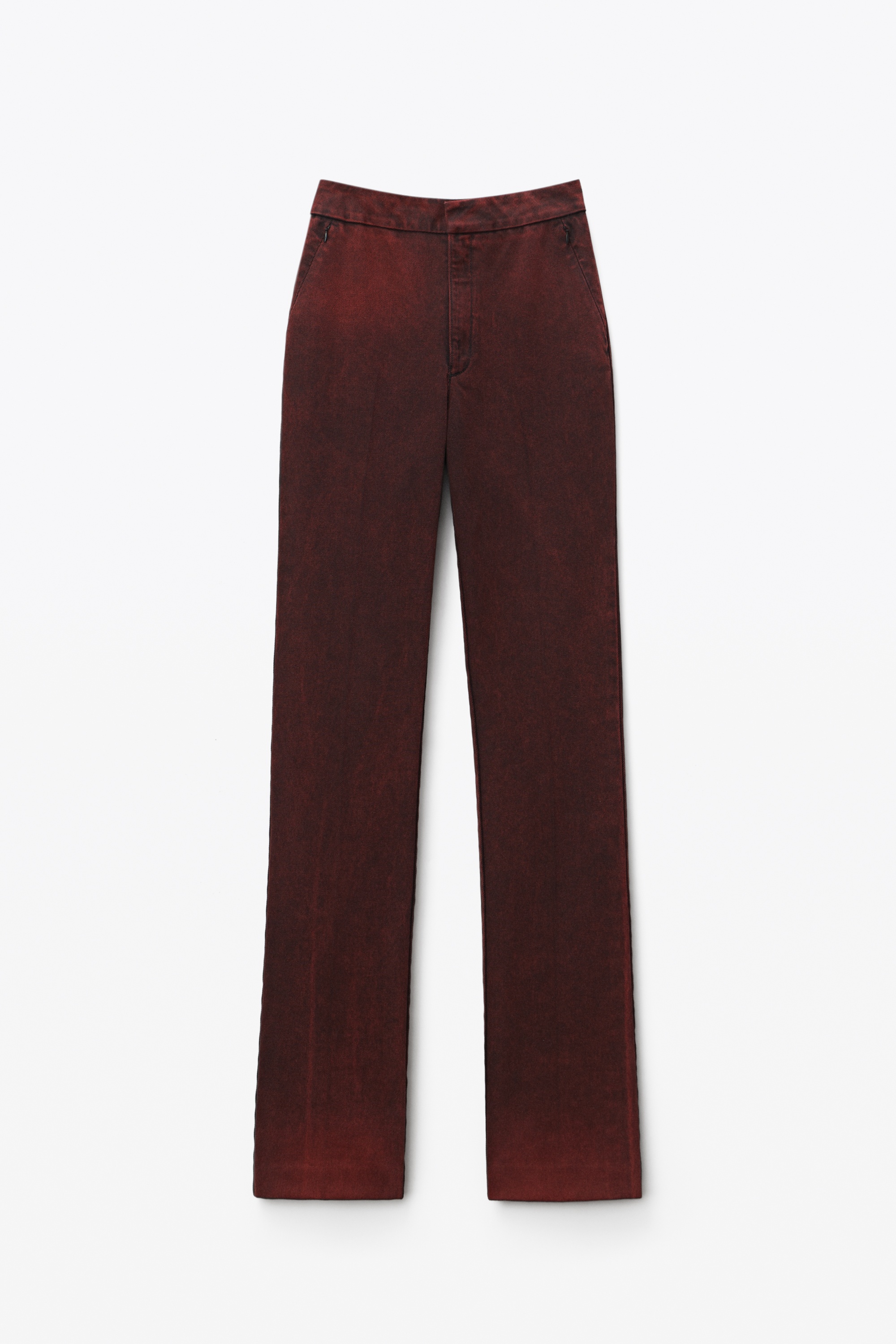 SLIM STRAIGHT PANT IN ACID OVERDYE DENIM - 1