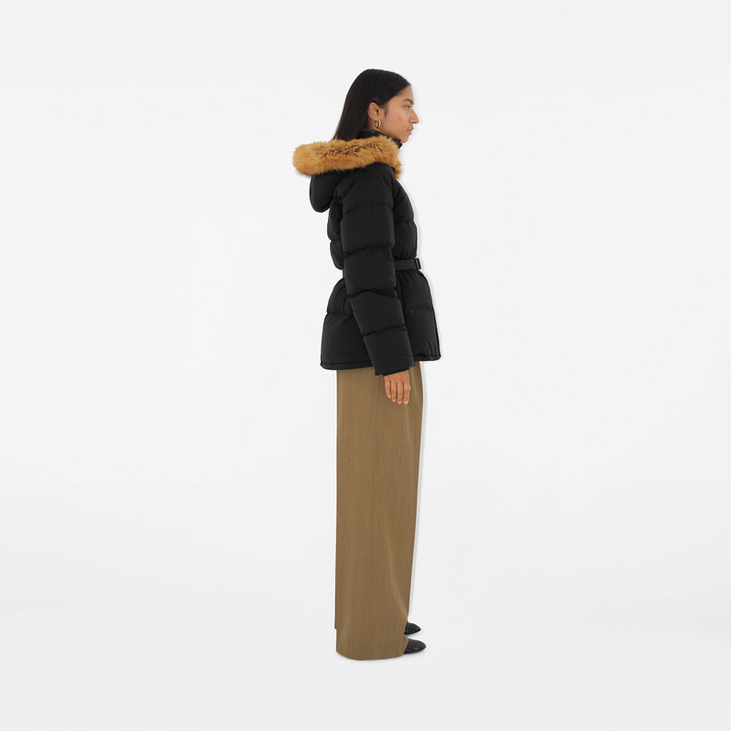 Short Nylon Puffer Coat 3