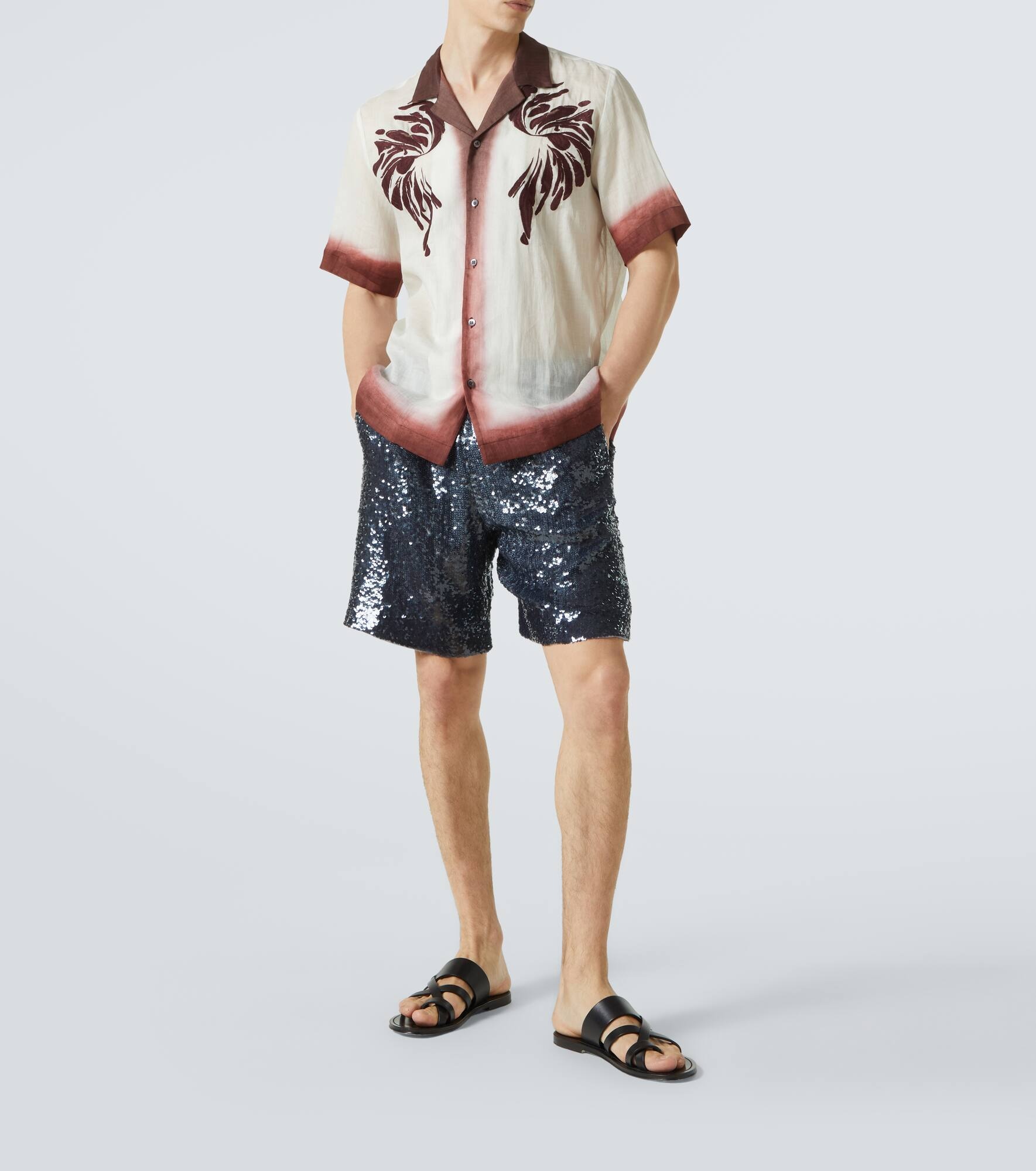 Embroidered bowling shirt - 2