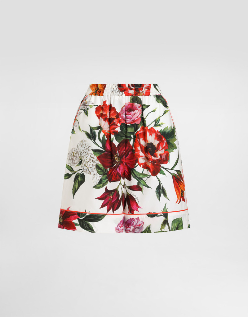 Flower-print shorts 1