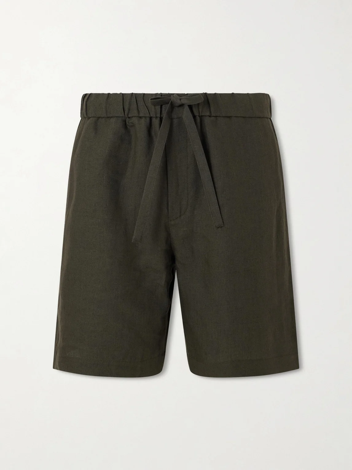 Traveler Straight-Leg Linen Shorts - 1