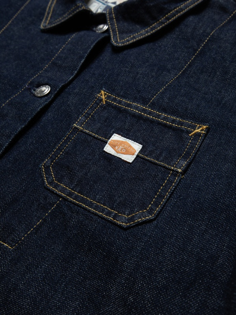 Ada Workwear Jacket One Wash Dark Blue 7