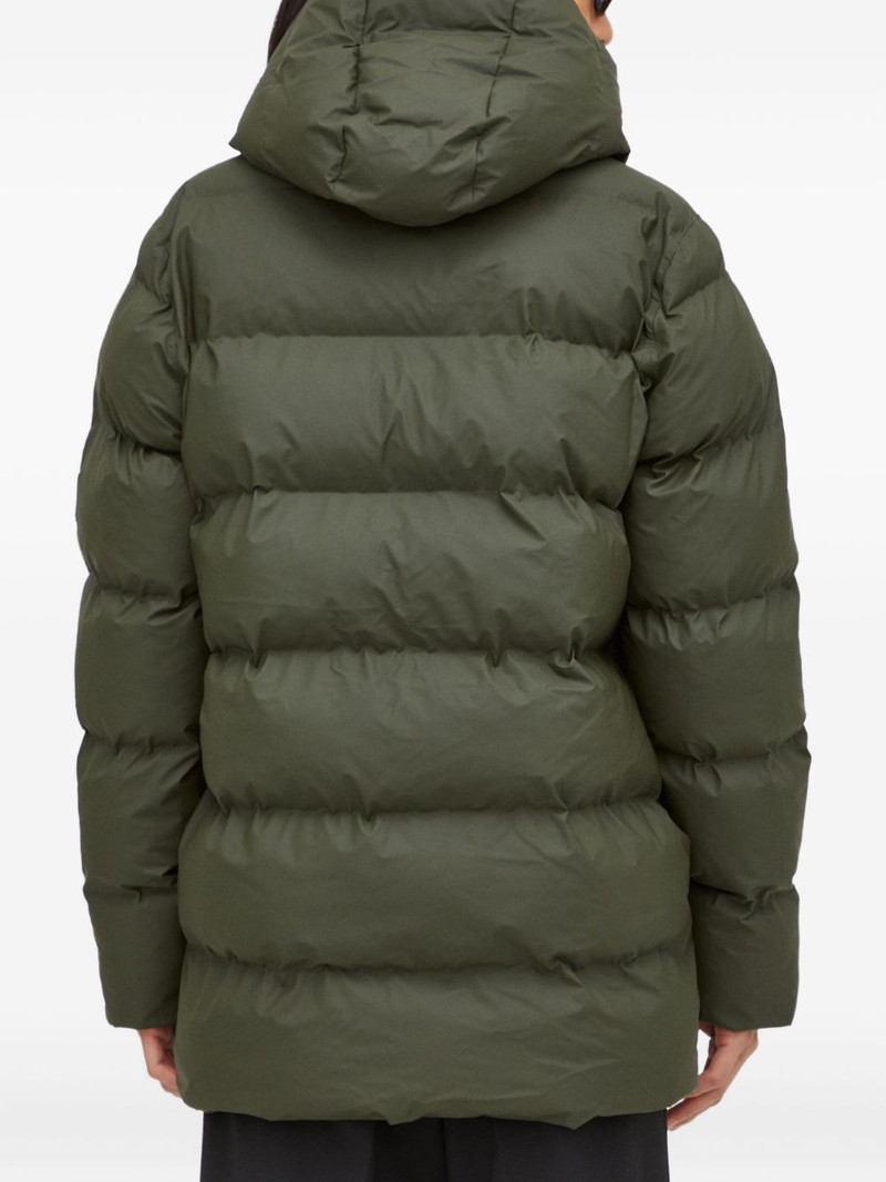 RAINS hooded-neckline padded jacket outlook