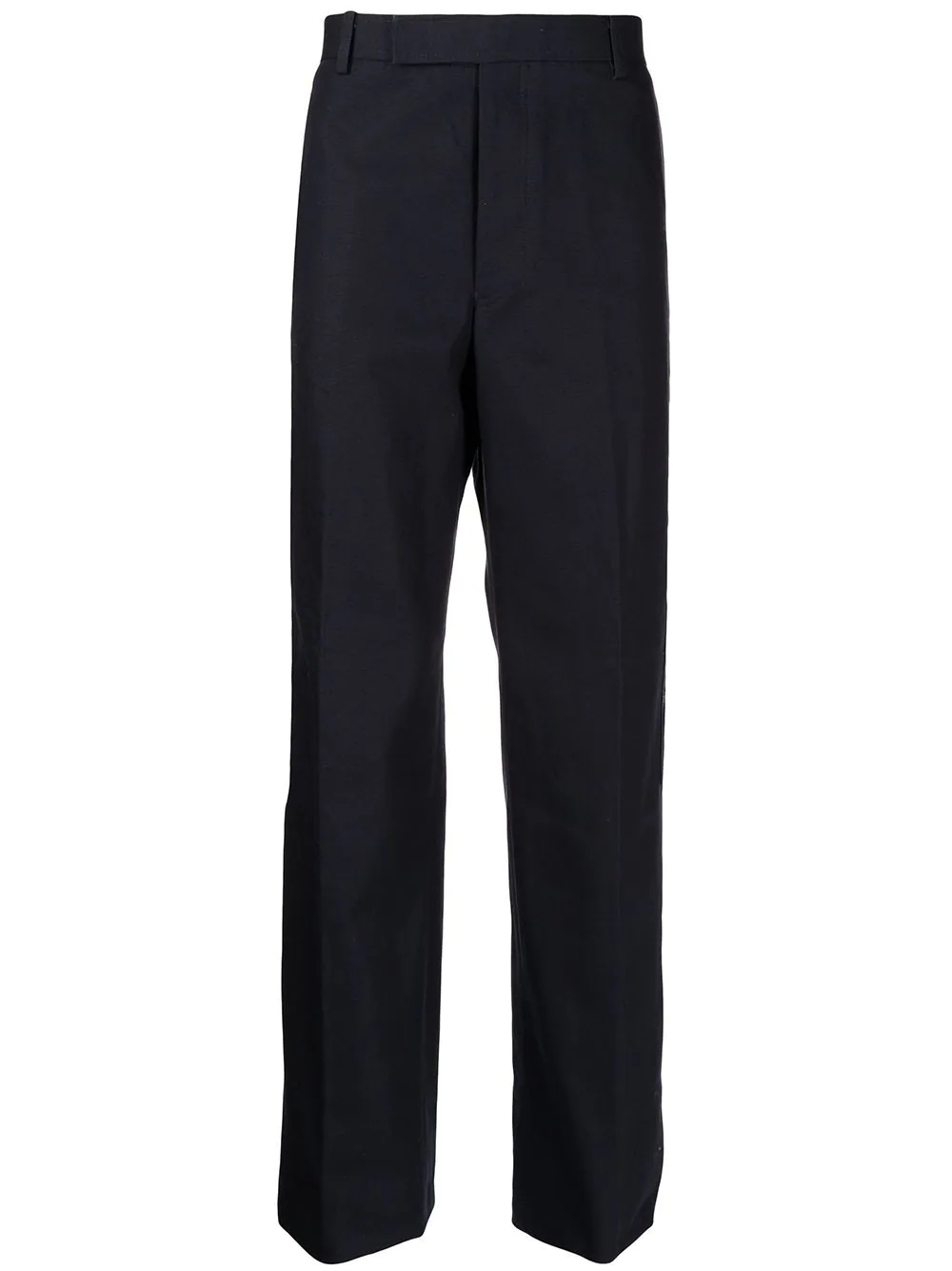 multi-pocket straight-leg trousers - 1