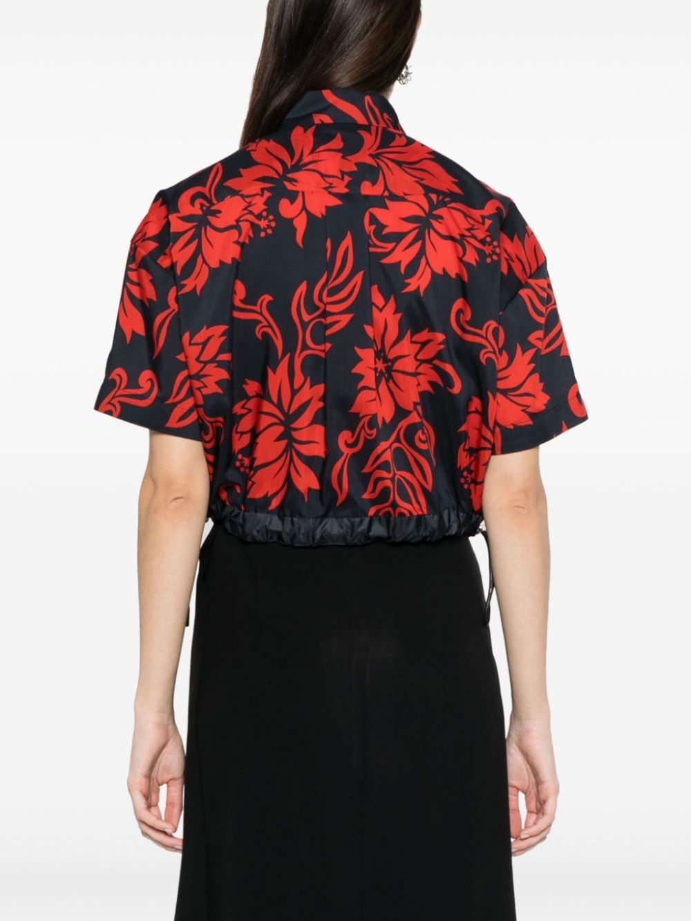 x Thomas Mason cropped shirt - 4