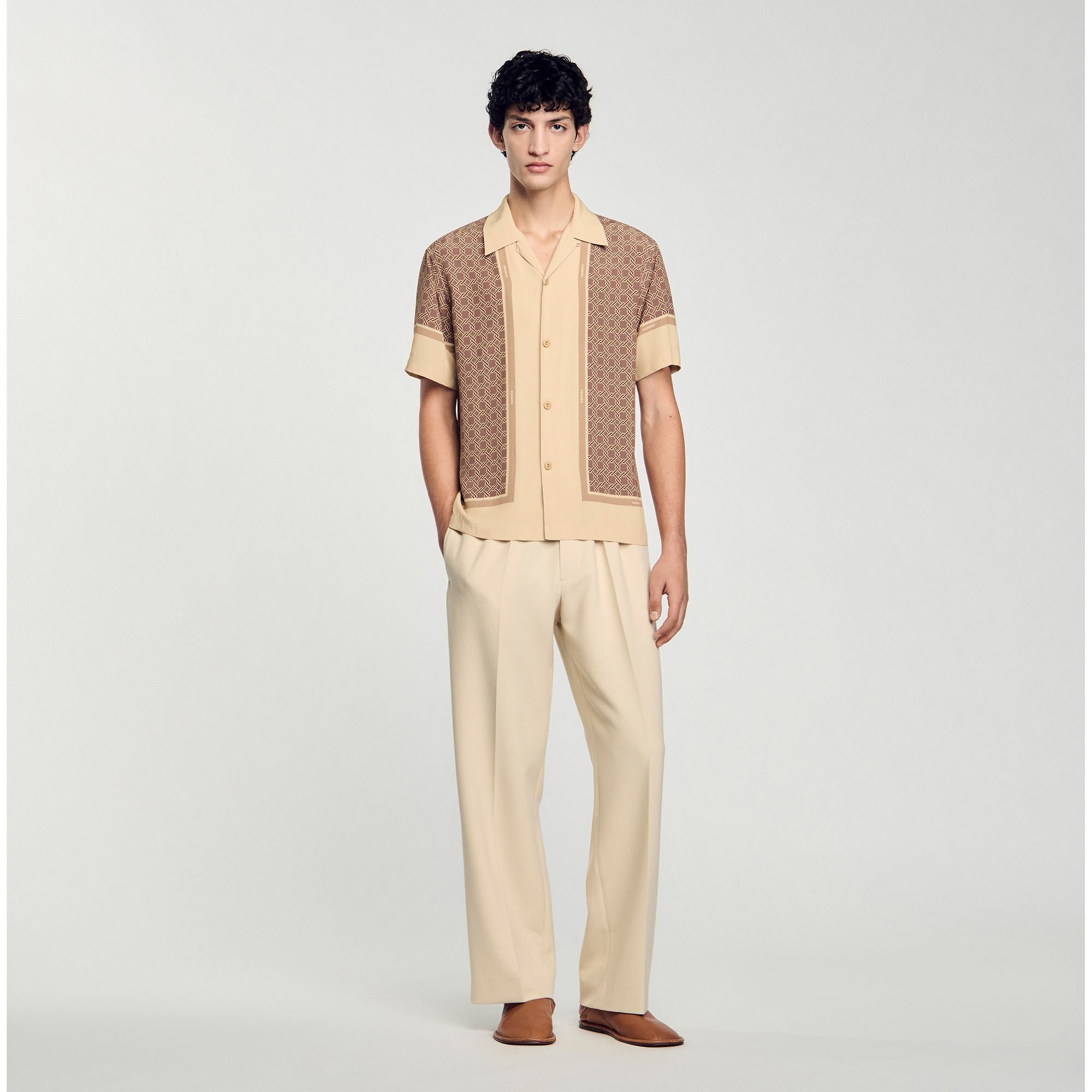 SHORT-SLEEVED PATTERNED SHIRT - 6