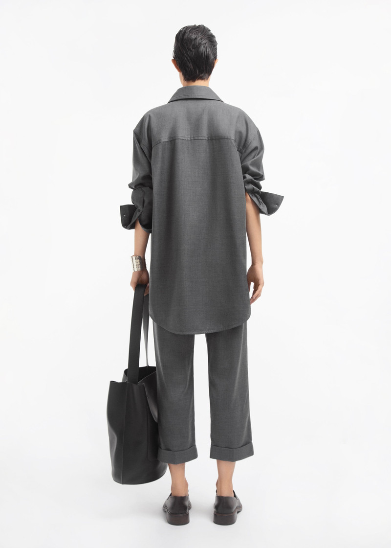 Overshirt in Melange Wool 5