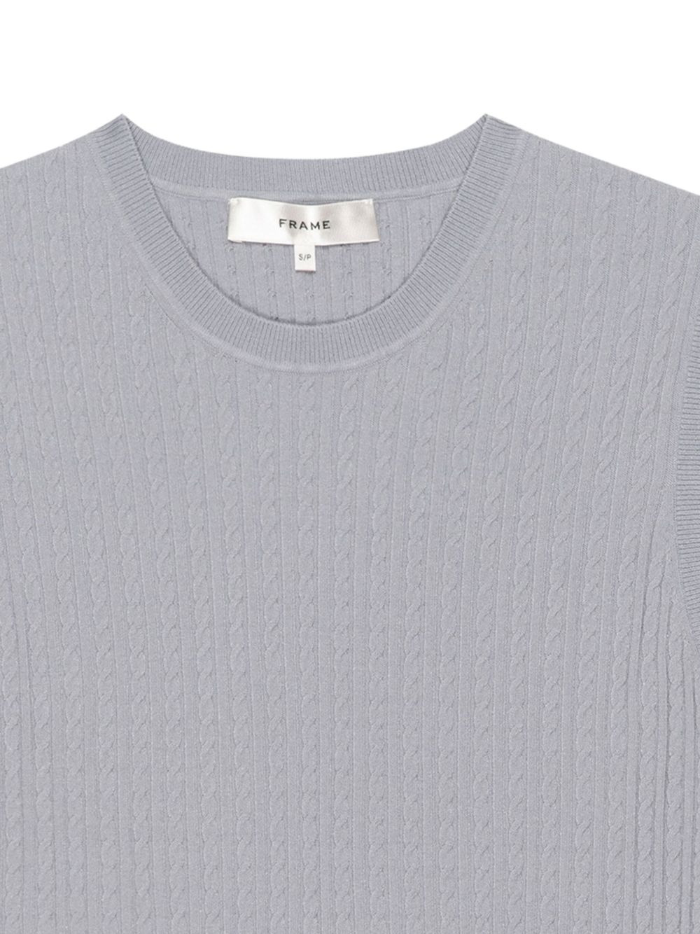 cable-knit sleeveless top - 2