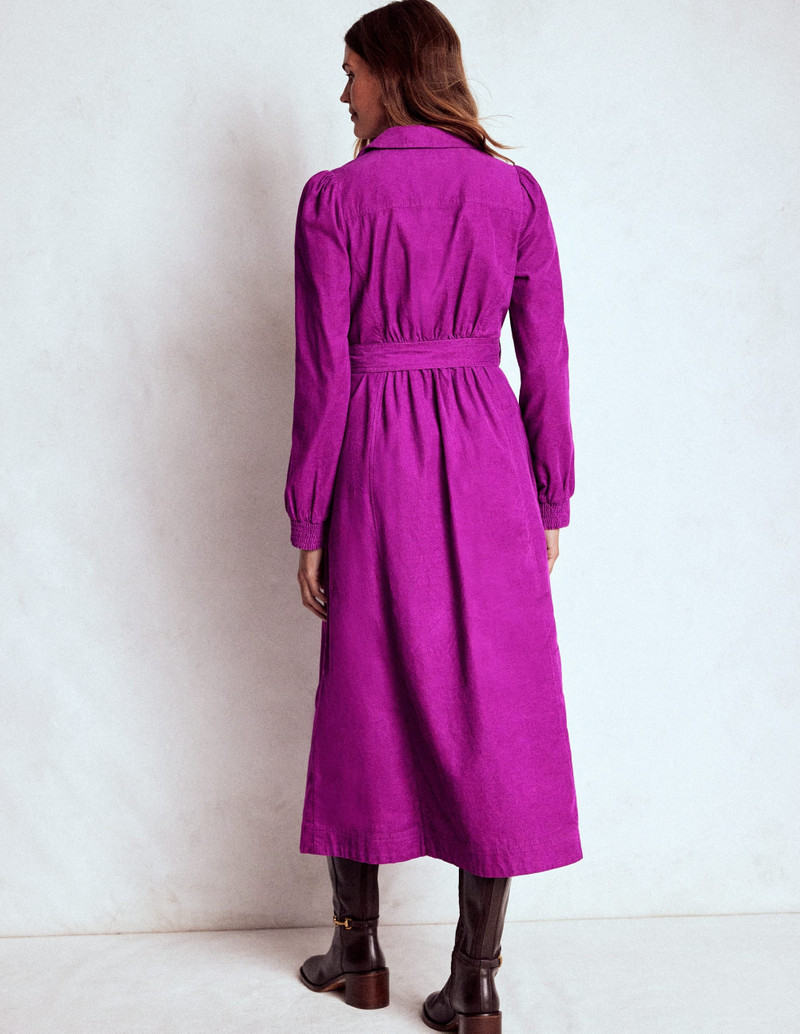 Adelaide Zip Cord Midi Dress-Regal Purple 4