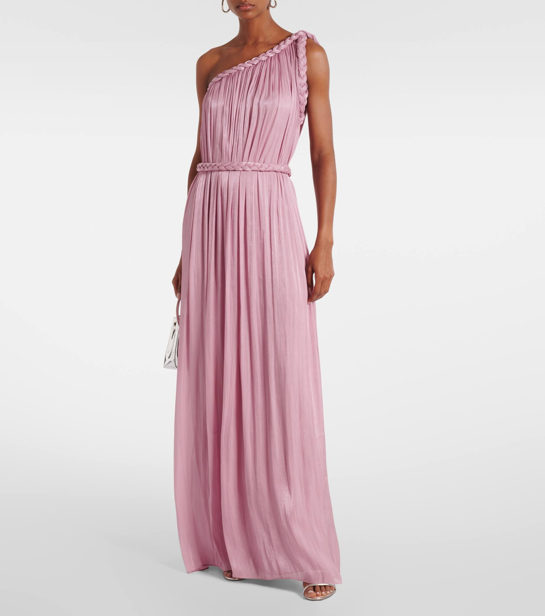 Isilda lamé georgette gown - 2