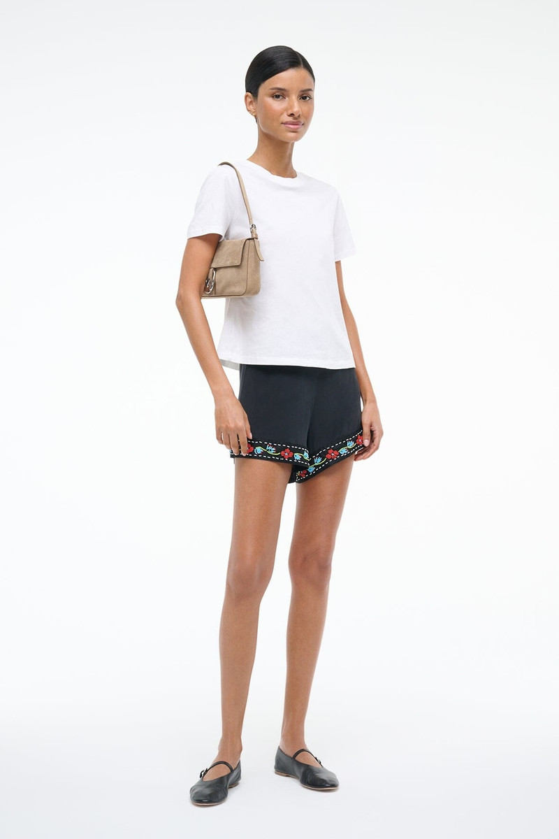 STAUD STAUD VON SILK SHORT BLACK outlook