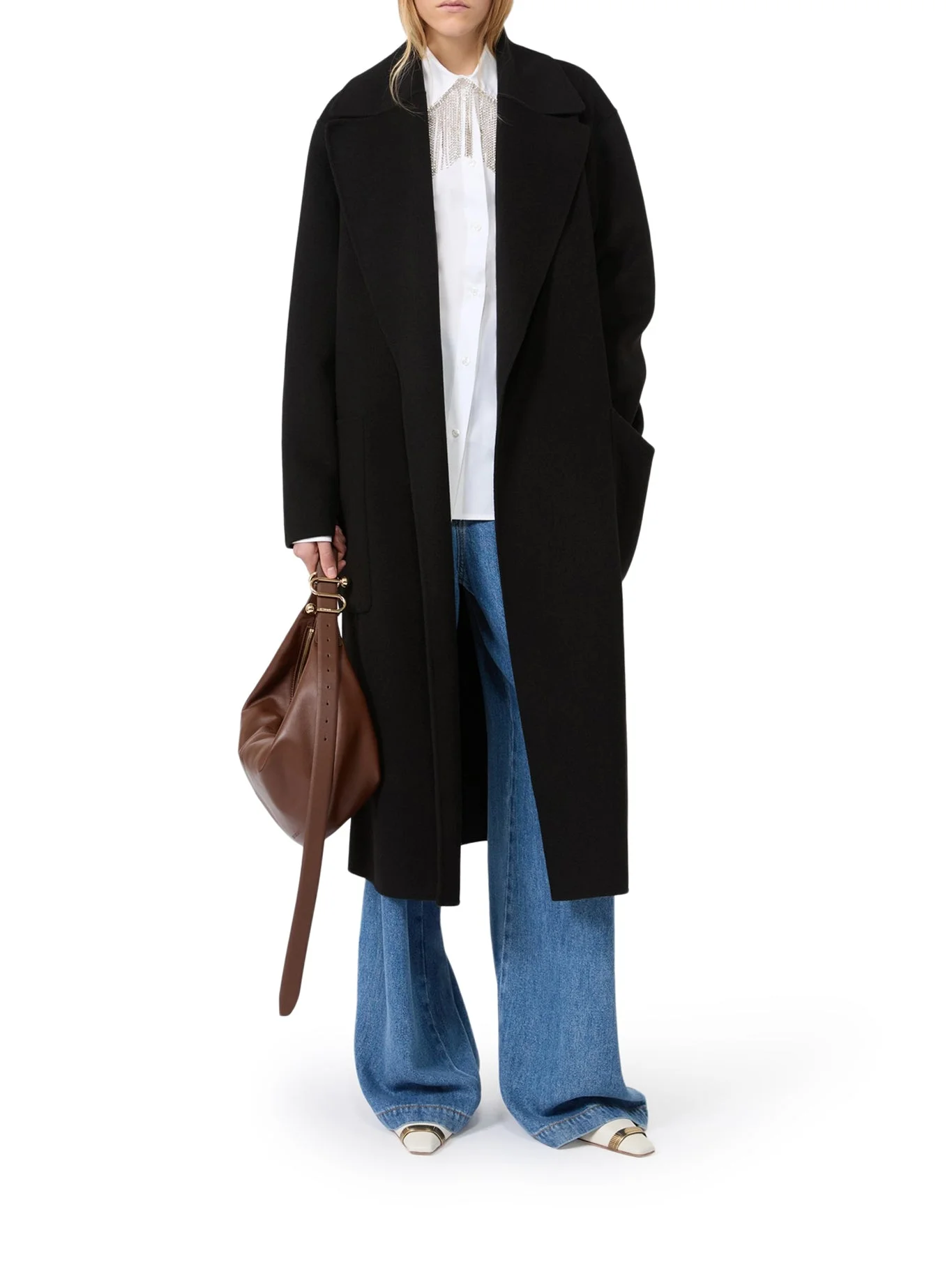 OVERSIZED DOUBLE WOOL COAT - 1