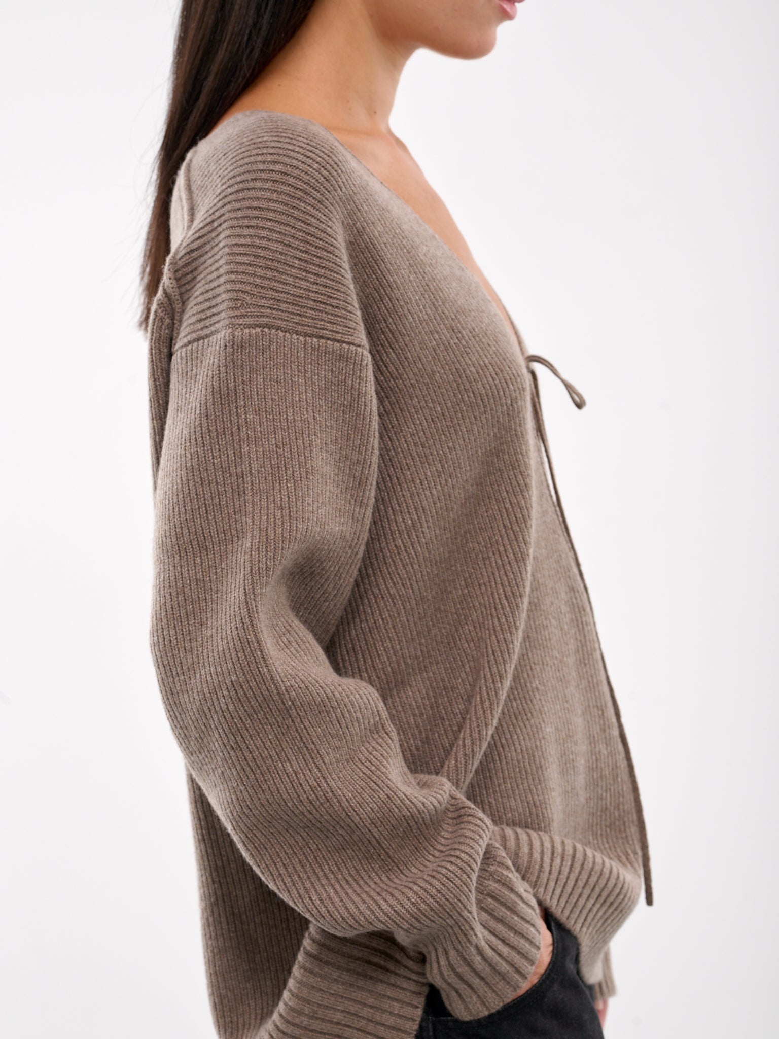 Cashmere V-Neck Sweater - 4