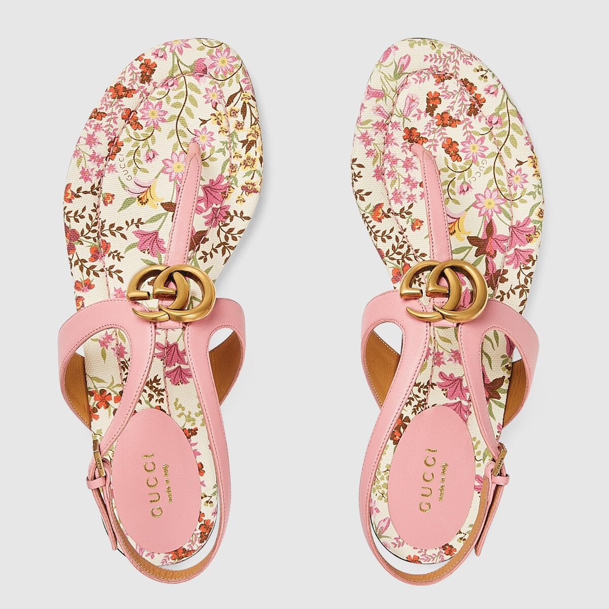 Women's Double G thong sandal - 4