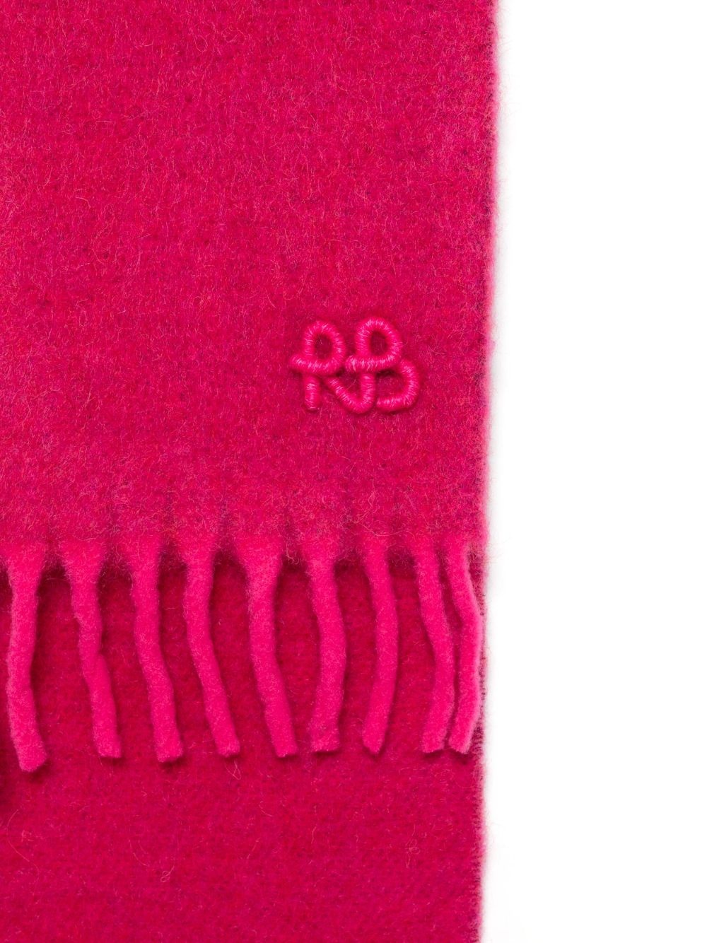 logo-appliqué scarf - 2